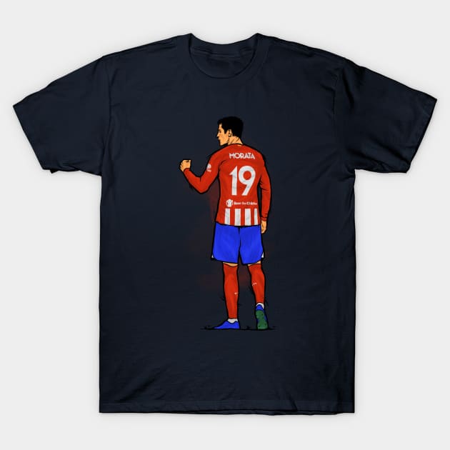 Morata_Alvaro Morata T-Shirt by ARTABBAS